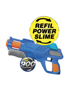 Pistola power slime azul, ACRILEX