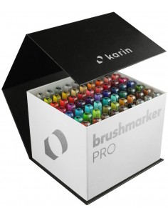 Mega box 60 rotuladores + 3 blender, KARIN MARKERS