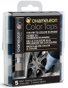 Set de 5 rotuladores- Tonos grises, CHAMELEON