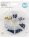 Caja con ojales para scrapbook, WE R MEMORY KEEPERS
