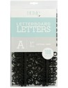Troquelado de letras negras, DCWV