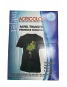Papel Transfer Prendas Oscuras A4, Acricolor