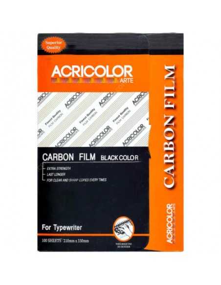 Papel Carbónico Negro, Acricolor