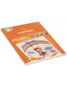 Bloc de Cartulina de Colores A4, 30 hojas de 120gr, CANSON