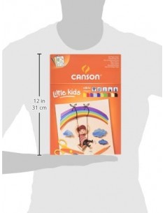 Bloc de Cartulina de Colores A4, 30 hojas de 120gr, CANSON