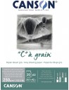 Bloc Cagrain, gris 30h A3 250gr, CANSON