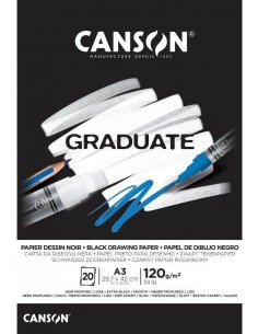 Bloc d/papel 20h A3 120gr, CANSON