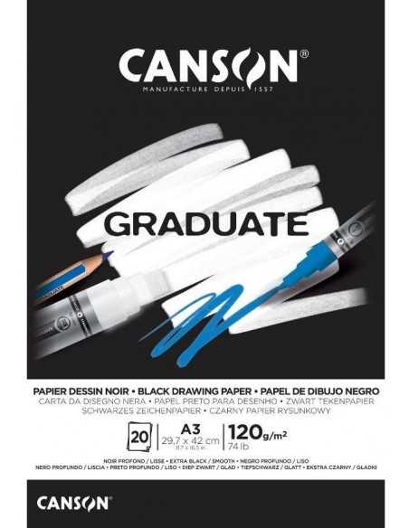 Bloc d/papel 20h A3 120gr, CANSON