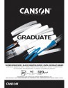 Bloc d/papel 20h A3 120gr, CANSON